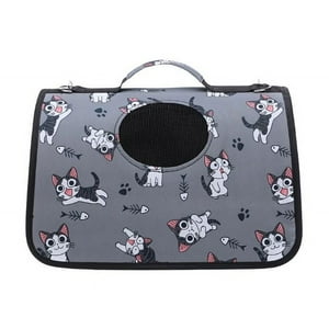 Crusec - Bolso De Traslado Para Gatos O Perros De Raza Pequeña - Gris