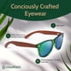 thumbnail image 5 of Gafas de sol Cloudfield con montura de madera y lentes polarizadas de 9 capas, 5 of 7