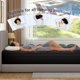 thumbnail image 5 of Sobrecolchón ELEMUSE King negro, grueso tipo pillow‑top, 5 of 7