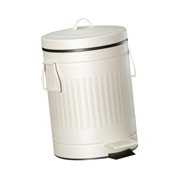 Se encerrará con un contenedor de desechos de pedal con un cubo extraíble de desechos de hierro con tapa para lavandería de inodoro en dormitorios al 31.5cmx42cm