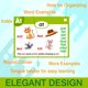 thumbnail image 2 of Juego de tarjetas didácticas fonéticas EDUMAETRIX de 70 piezas para niños, 2 of 6