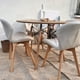 thumbnail image 2 of Comedor Mesa Shanna 100cm + 4 Sillones Rubik Beige Velvet, 2 of 5