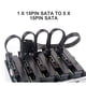 thumbnail image 5 of Divisor de cables de extensión de alimentación SATA a 5 SATA, paquete de 2 unidades YSIUENG, 5 of 7