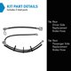 thumbnail image 2 of Juego de Mangueras de Freno Traseras TRQ para Ford E-150 E-250 E-350, 2 of 9