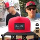 thumbnail image 5 of Gorra trucker Grace Folly roja y negra con cierre snapback y malla, 5 of 7