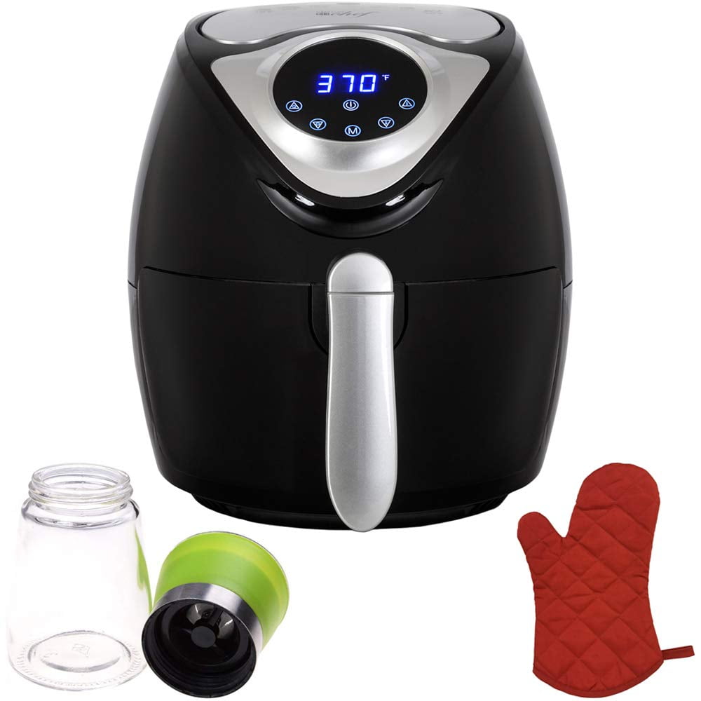 Freidora De Aire Deco Chef Dairfr 3.5l Eléctrica Sin Aceite Con Accesorios