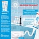 thumbnail image 3 of Sellador de silicona Caulk & Seal Wadities White 240 ml (2 x 120 ml), 3 of 7