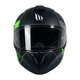 thumbnail image 3 of Casco para moto MT Targo Veneris B6 Verde Fluor Mate L, 3 of 6