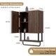 thumbnail image 3 of Gabinete de Pared FerniTry 59 cm Nogal Oscuro con Panel Acanalado, 3 of 7