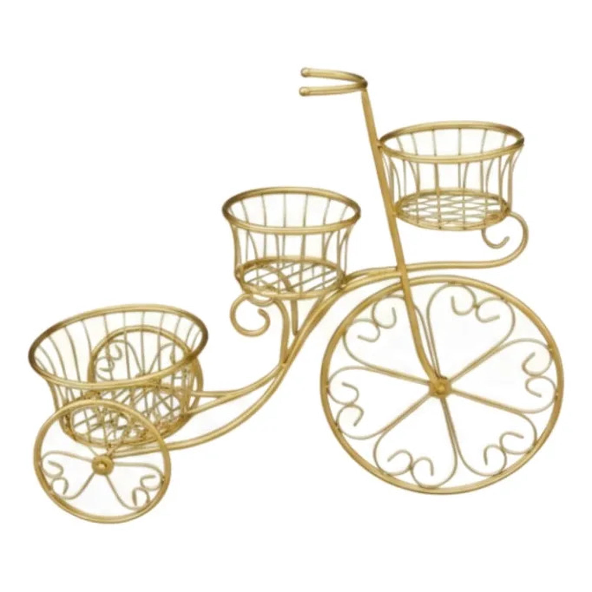Genérico - Porta Maceta Decorativo Triciclo Ornamental Vintage Jhn