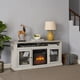 thumbnail image 3 of Contemporary TV Media Stand Modern Entertainment Console with 18" Fireplace Insert for TV Up to 65" with Open and Closed Storage Space, Stone Gray, 60"W*15.75"D*29"H, 3 of 3