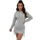 thumbnail image 1 of Vestido de Invierno Gris con Capucha, 1 of 2