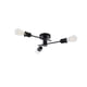 thumbnail image 4 of Flush Mount Living District Xavier, 3 luces, metal negro, 4 of 7