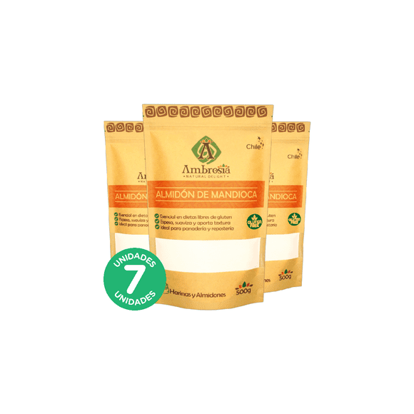 Pack 7,  Almidón de Mandioca 500gr