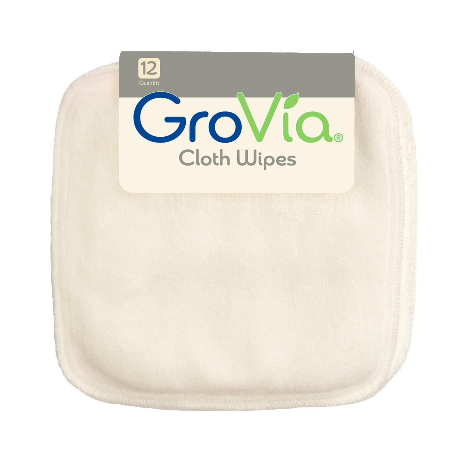 Toallitas Reutilizables Para Pañales De Tela Grovia, 12 Piezas, Ultra Suaves