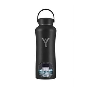 Botella De Agua Dyln Insulada Negro 40Oz (1182Ml) - Mantén Tu Agua Alcalina