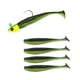 thumbnail image 4 of Cebos de pesca con anzuelo, suministros de pesca de silicona, Señuelos de pesca artificiales para salmón, trucha, leucomas, pececillos, bagre Verde negro, 4 of 5