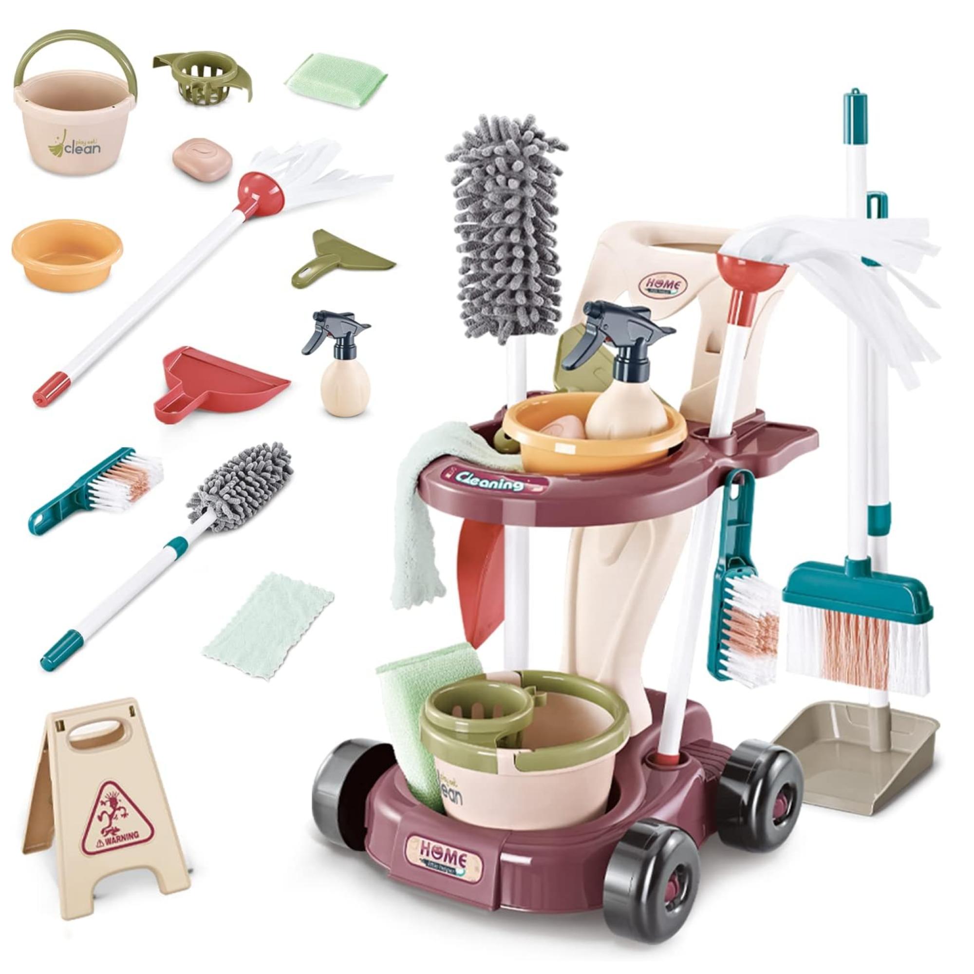 Total E-Commerce - Juguete Articulos De Limpieza Y Aseo 20 Piezas Infantil