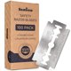 thumbnail image 1 of Bambaw Double Edge Safety Razor Blades, 100 Pack, Platinum S, 1 of 3
