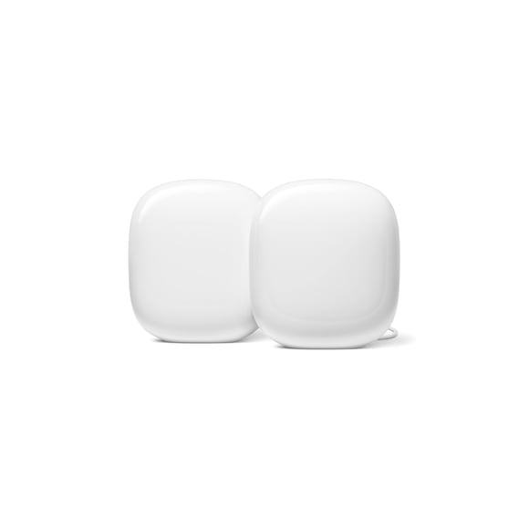 Sistema Wi-Fi Google Nest WiFi Pro Wi-Fi 6E, paquete de 2 unidades - Nieve