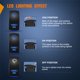 thumbnail image 3 of Interruptor basculante Nilight de 8 pines 20A/12V 10A/24V con LED azul, 3 of 9