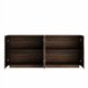 thumbnail image 4 of Gabinete de bufé con almacenamiento,4 puertas Moderno Accent Storage Sideboard,Lujoso bufé de gabinete de piso con antidumping independiente para cocina, 4 of 5
