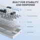 thumbnail image 4 of Teclado inalámbrico para juegos BlueENSS Aula S100 Pro Red Switch, 4 of 9