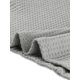 thumbnail image 5 of INSPIRE CHIC Suéter Ligero Casual Suelto de Manga Larga con Cuello en V de Punto de Waffle para Mujer S Gris, 5 of 6