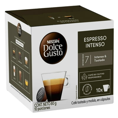 Café Nescafé Espresso Intenso 10 Tazas 80 G Nescafé Dolce Gusto