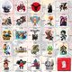 thumbnail image 2 of Paquete de stickers grandes de anime Arme, 600 piezas, impermeables para botellas, 2 of 6