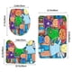 thumbnail image 3 of Juego de 3 Alfombras de Baño Pinky Dinky Doo Terciopelo Coral, 3 of 6