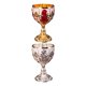 thumbnail image 3 of Copa De Vino De 2 Piezas Copa En Relieve Copa Elegante Vaso De Vidrio, 3 of 5