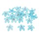 thumbnail image 4 of 20 flores Flatback Button Rhinestone adornos para bodas de color azul claro, 4 of 5