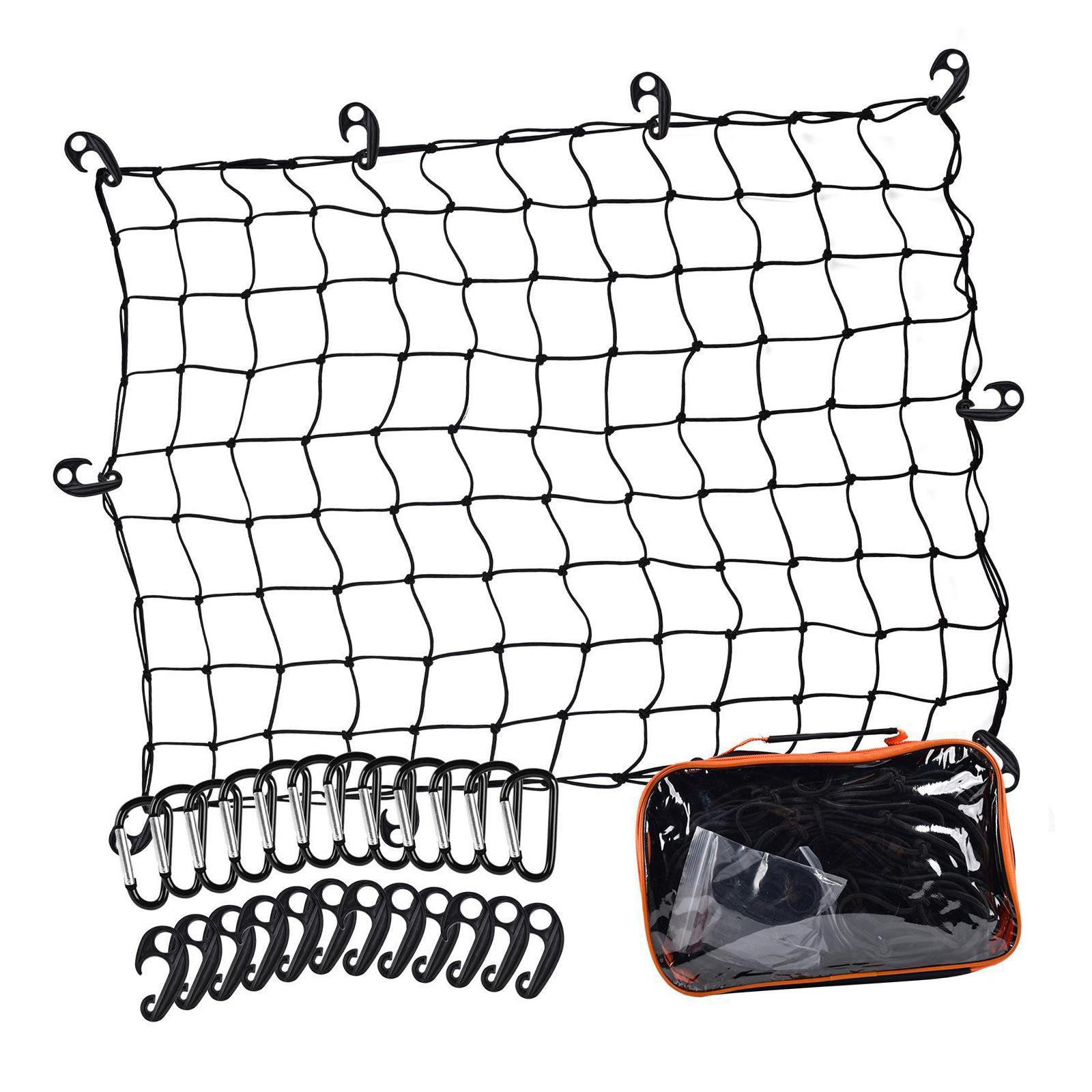 Magideal - Red De Carga Para Automóviles, Red De Carga Para Automóviles, Fácil De Instalar, Red Elástica Para Equipaje De Alta Resistencia Para Techo De Rv, , 180Cmx210Cm