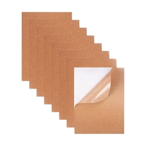 Bothyi - 8 Láminas De Corcho Para Decoración De Pared, Ideal Para Fiestas, Salas De Estar Y Oficinas.