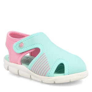 Sandalia Niño Bubblegummers Bentley Celeste-Rosado