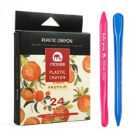 Mobee - Lápices Crayola Cera Lavable Set 24 Colores Premium Infantil