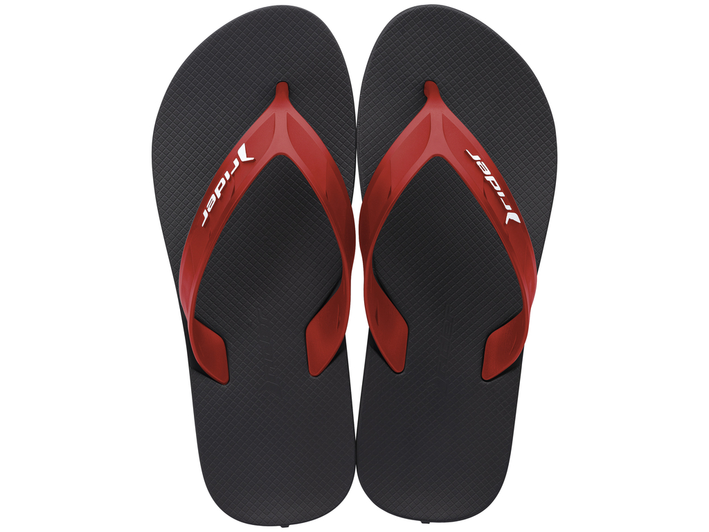 Sandalia Hombre Negro/Rojo Street Ad Rider