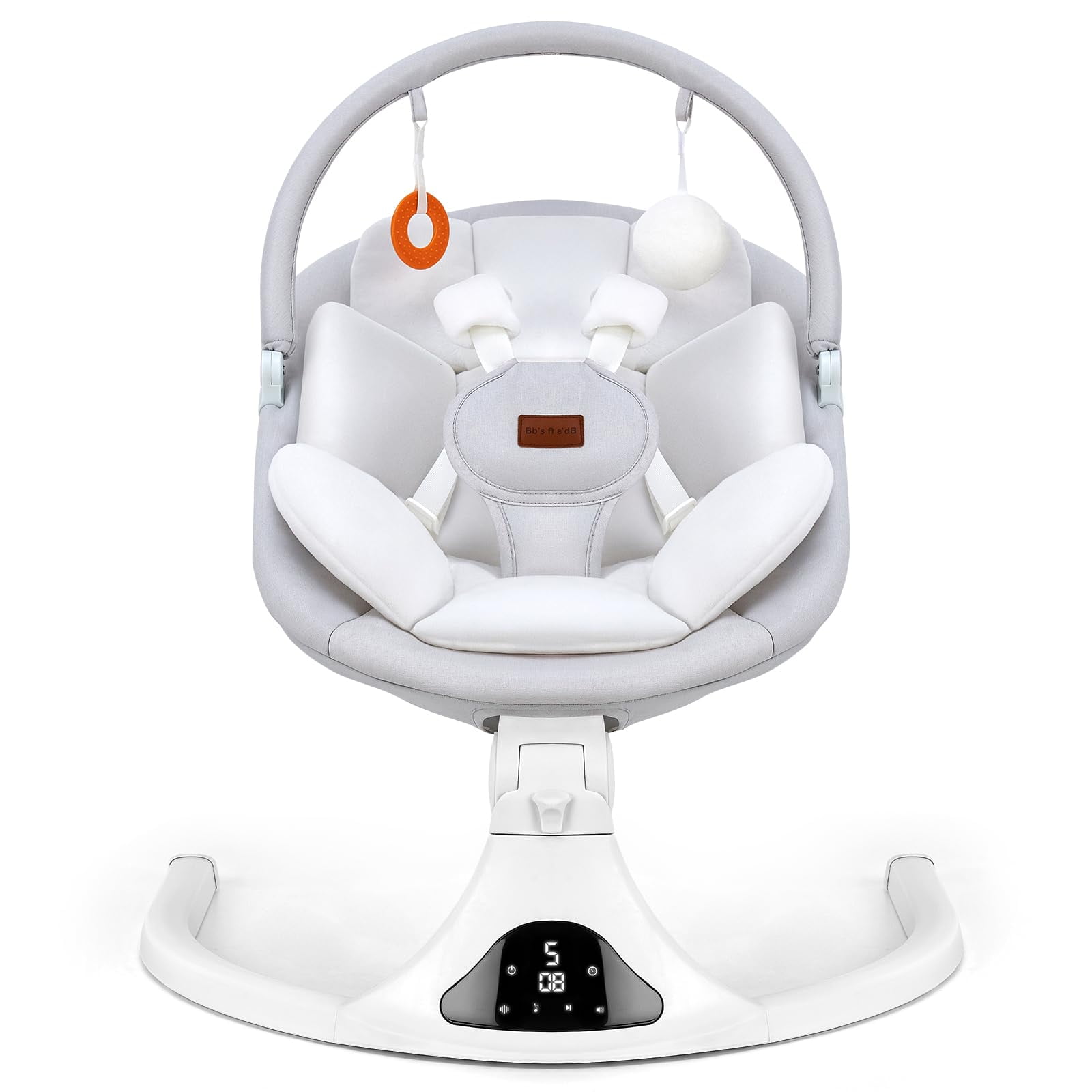 Baby Swing Viriwebaby De 5 Velocidades Ajustables Con Mando A Distancia