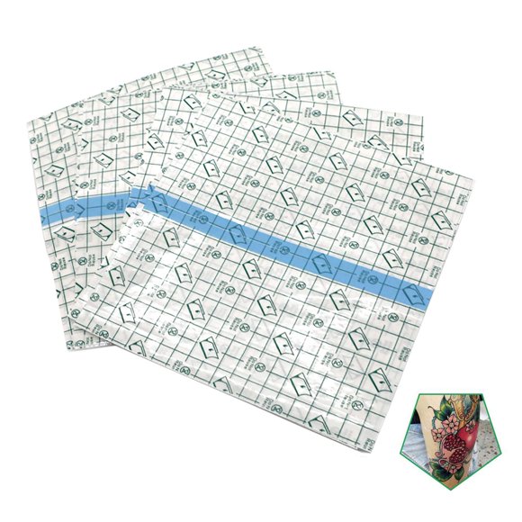 Vendaje para tatuaje Flatoedu 20 x 20 cm 5 unidades impermeable