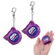 thumbnail image 1 of Llavero con cinta métrica WORKPRO, 2 unidades, 1,8 m, color morado, 1 of 7