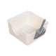 thumbnail image 5 of Caja De Arena Para Gatos Duradera Con Tapa Abierta Bandeja De Arena Para Mascotas Para Gatos Peque?os Medianos Gatitos Color Blanco, 5 of 5