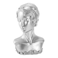 Ioensy - Colgantes De Maniquí De Busto De Exhibición De Joyería Creativos Para Espectáculos De Mesa Argent