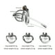 thumbnail image 2 of 1pc Imprison Penile Restraint Lock with Detachable Urethral Tube for BDSM Men - Enhance Sexual Pleasure with Urethral Massage, 2 of 3