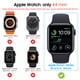 thumbnail image 2 of Funda protectora de pantalla Diruite para Apple Watch de 44 mm, color negro, 2 of 7