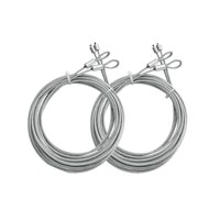 Magideal - 4 Cables Para Puerta De Garaje Cable Seguro Para Puerta De Garaje Cable De Extensión Para Abridor De Puerta De Garaje De 4,1 M De Largo Cable De Repue