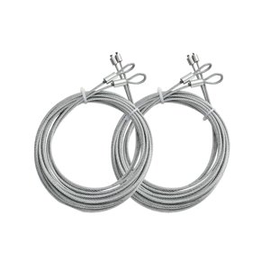 Magideal - 4 Cables Para Puerta De Garaje Cable Seguro Para Puerta De Garaje Cable De Extensión Para Abridor De Puerta De Garaje De 4,1 M De Largo Cable De Repue