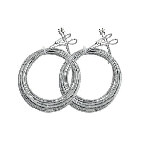 Magideal - 4 Cables Para Puerta De Garaje Cable Seguro Para Puerta De Garaje Cable De Extensión Para Abridor De Puerta De Garaje De 4,1 M De Largo Cable De Repue