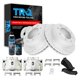 thumbnail image 1 of Kit TRQ de pastillas y discos de freno traseros para Chevrolet GMC 2001-2013, 1 of 9