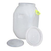 Ioensy - Barril De Agua Resistente, Ligero Y Versátil De Grado Alimenticio Para Encurtidos, Miel Y Enzimas, 25 L